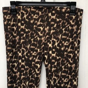 Miley Cyrus & MAX Azaria Sparkle Cheetah leggings // L